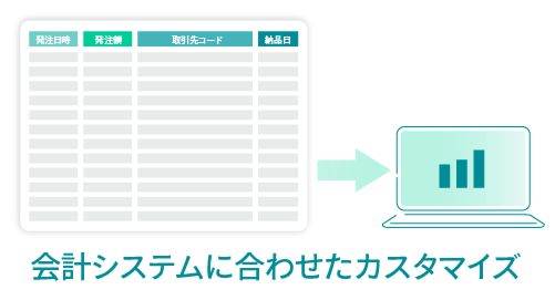 マスタや会計ソフトとの連携がスムーズ
